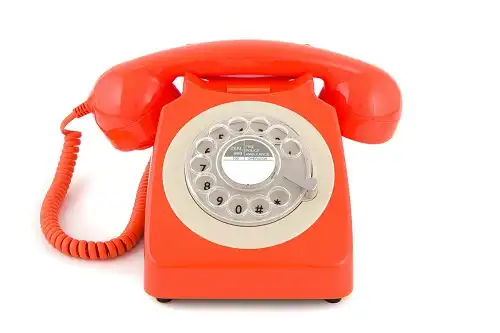Téléphone vintage à cadran rotatif GPO 746 RETRO Bleu foncé